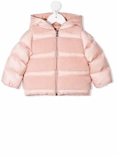 Moncler Enfant пуховик с капюшоном