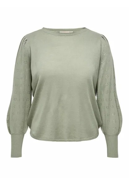 Свитшот ONLY Carmakoma CARMIRLA L/S, цвет seagrass