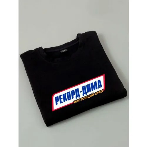 Футболка, размер S, черный