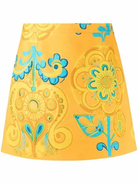 Patou юбка мини с цветочным принтом