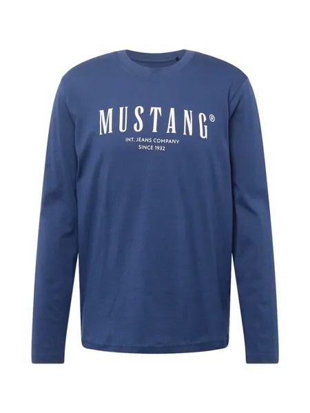 Лонгслив Mustang, морской синий