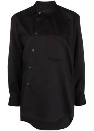 Comme Des Garçons рубашка асимметричного кроя