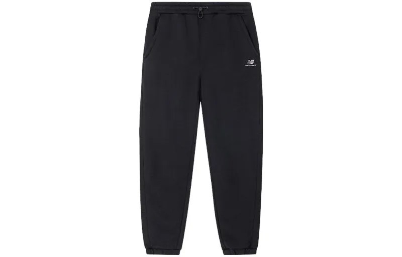 Женские трикотажные спортивные штаны New Balance, цвет Black