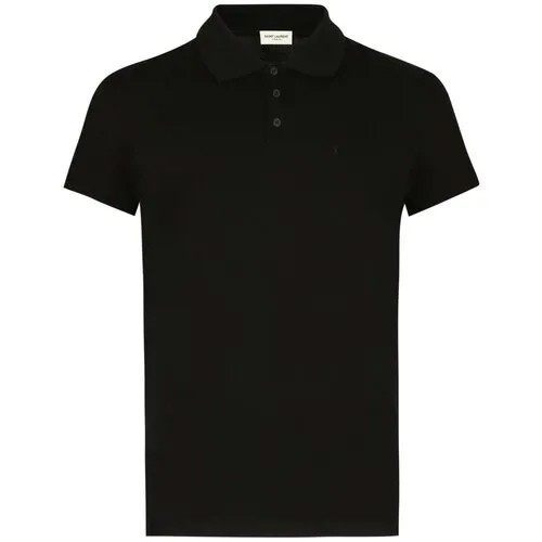Поло SAINT LAURENT Черный