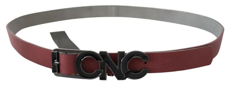 Костюм CNC Ремень в национальном стиле Темно-бордовый узкий кожаный с логотипом Модная талия Талия 100 см/2,5