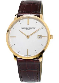 Швейцарские наручные  мужские часы Frederique Constant FC-220V5S5. Коллекция Slim Line