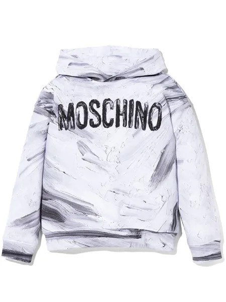 Moschino Kids худи с логотипом