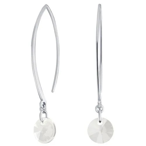 Серьги серебряные с кристаллами Swarovski арт. 2129433/93