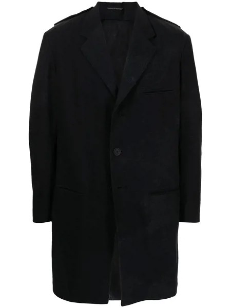 Yohji Yamamoto пальто со съемной вставкой на спине