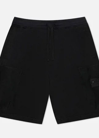 Мужские шорты Stone Island Shadow Project Mesh Pocket, цвет чёрный, размер XL