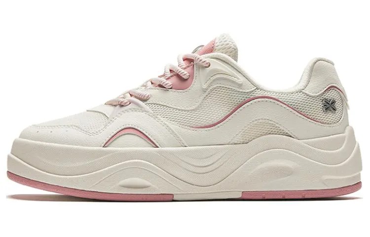 Кроссовки ANTA Life Collection Skateboarding Shoes Women's Low-top Ivory/clove Powder, слоновая кость
