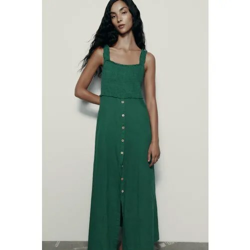 Сарафан Zara, размер XL, зеленый