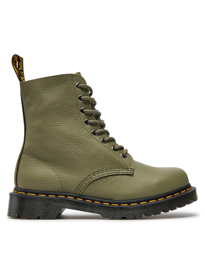 Ботинки с зубчатой ​​подошвой Dr. Martens Botas de combate 1460 Pascal, хаки