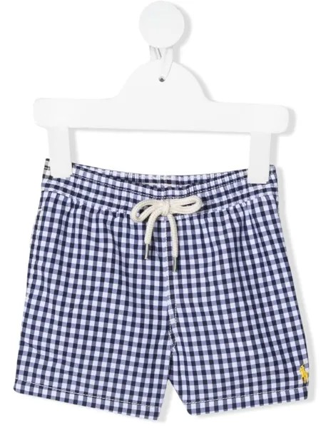 Ralph Lauren Kids плавки-шорты в клетку гингем