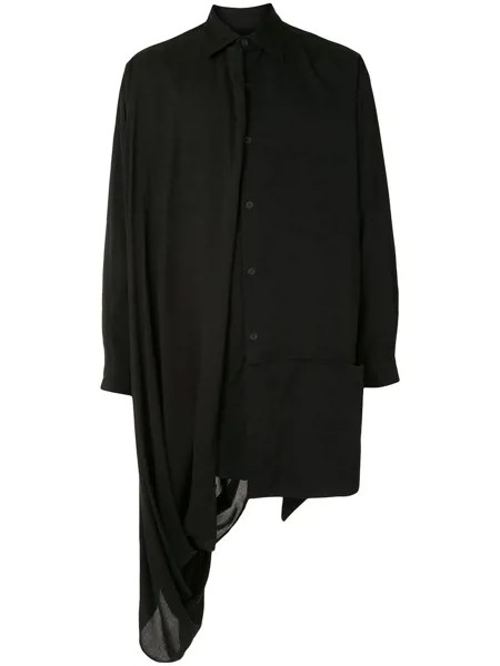 Yohji Yamamoto рубашка асимметричного кроя