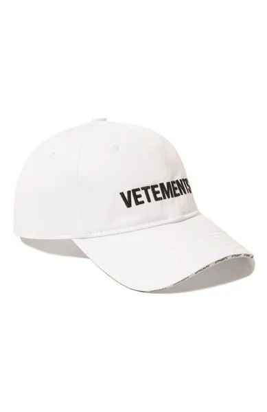 Хлопковая бейсболка VETEMENTS