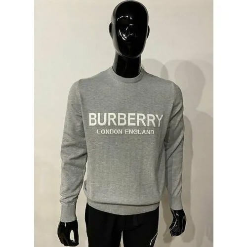 Свитер Burberry, размер 54, серый