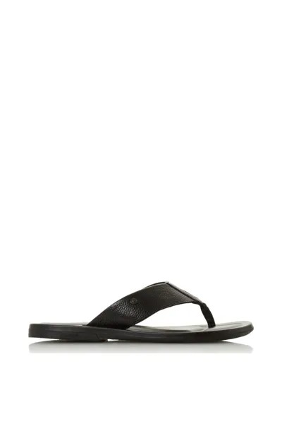 Кожаные сандалии Freds Dune London, черный