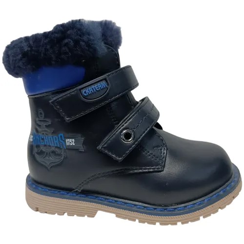 Ботинки Сказка, зимние, утепленные, нескользящая подошва, размер 22, синий