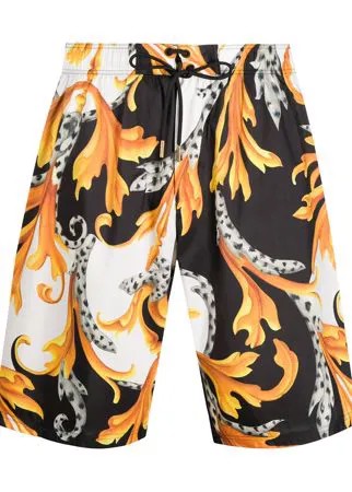 Versace плавки-шорты с принтом Acanthus