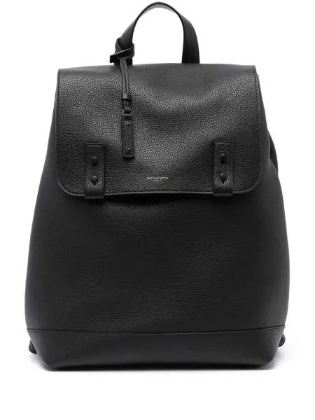 Saint Laurent рюкзак из зернистой кожи