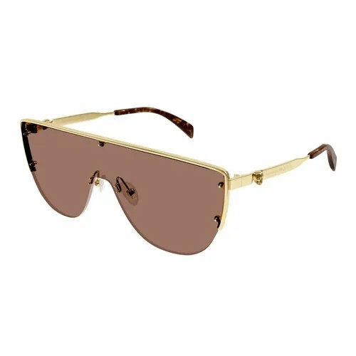 Солнцезащитные очки Alexander McQueen Alexander McQueen AM0457S 002, золотой