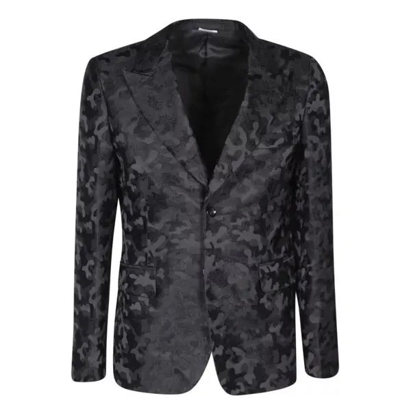 Куртка single-breasted jacket Comme des Garçons, черный