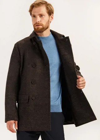 Пальто мужское Finn Flare A19-42004 черное XL