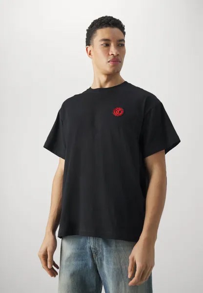 Базовая футболка PATCH WAVE Just Cavalli, цвет black