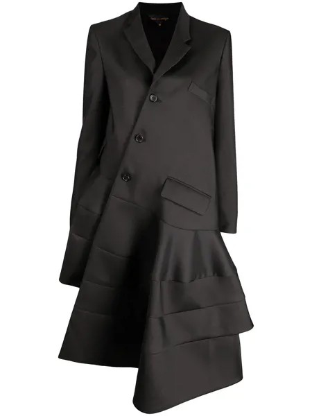 Comme Des Garçons asymmetric draped coat