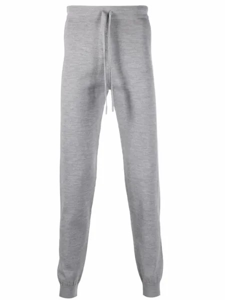 Corneliani спортивные брюки с кулиской, серый