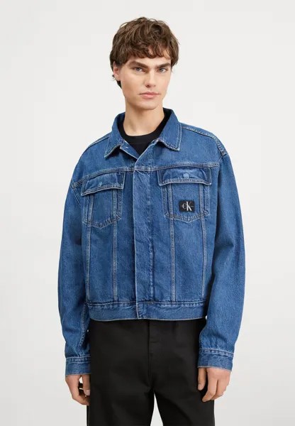 Джинсовая куртка Boxy Jacket Calvin Klein Jeans, цвет denim dark