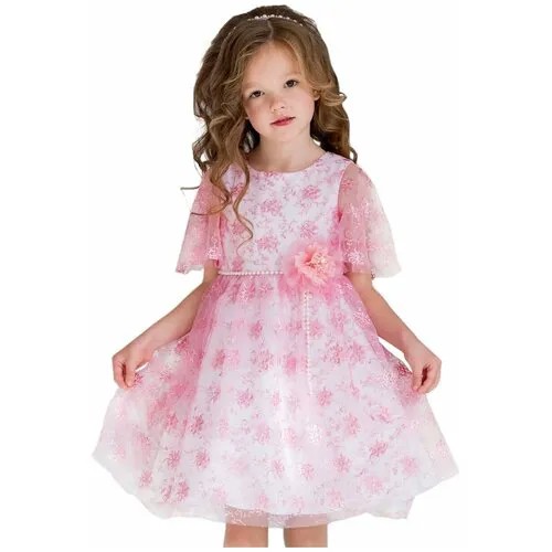 Платье ALOLIKA, размер 122, розовый