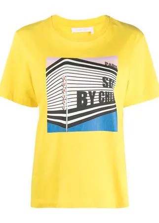 See by Chloé футболка с графичным принтом
