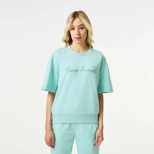 Свитшот LACOSTE, размер T34, , Светло-бирюзовый