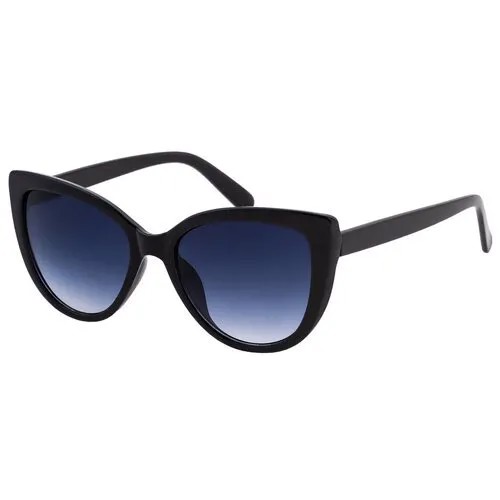 Солнцезащитные очки женские/Очки солнцезащитные женские/Солнечные очки женские/Очки солнечные женские/21kdglan905328c1vr черный,синий/Vittorio Richi/Кошачий глаз/модные
