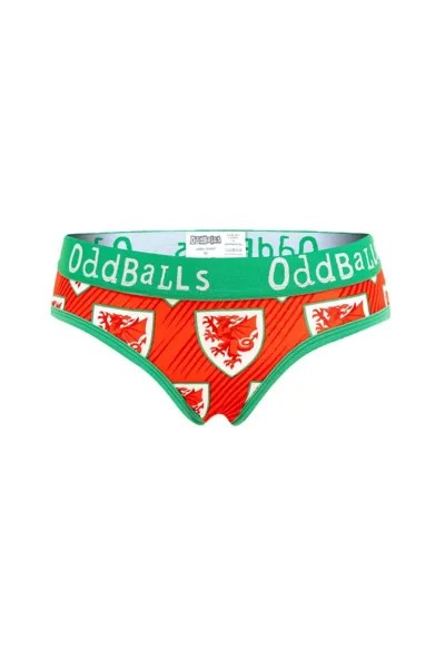 Домашняя страница Футбольные трусы Уэльса OddBalls, оранжевый