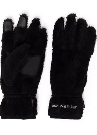 And Wander флисовые перчатки