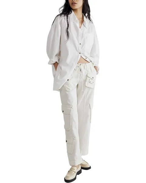 Брюки карго Free People Tahiti, цвет Tofu