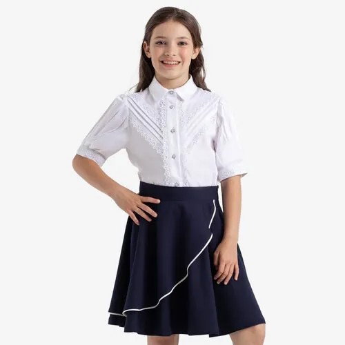 Школьная юбка Kapika, размер 128, синий