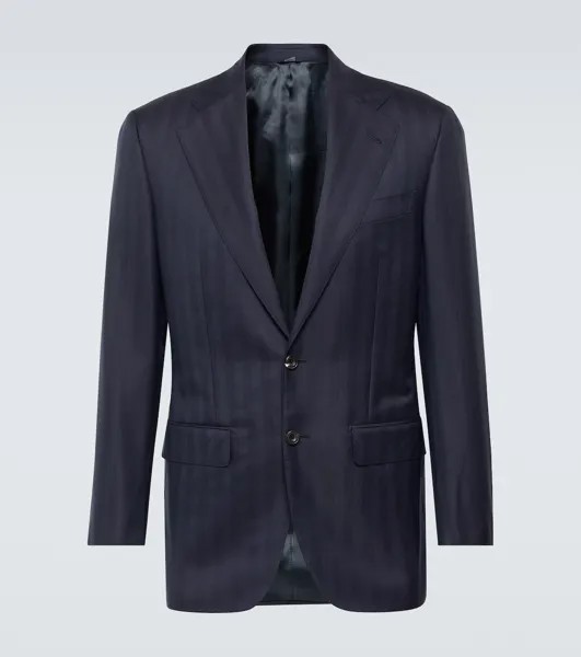 Шерстяной пиджак Thom Sweeney, синий