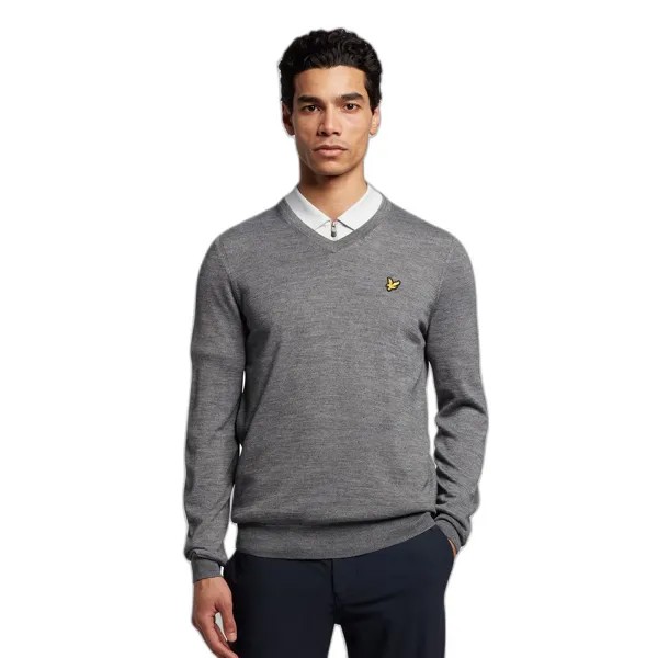 Свитер Lyle & Scott V Neck, серый