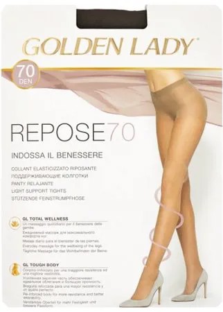 Колготки Golden Lady Repose 70 den, размер 5-XL, fumo (серый)