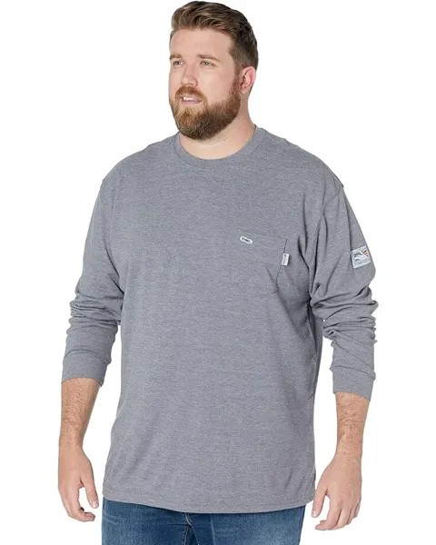 Футболка Tyndale FRC Big & Tall Long Sleeve, цвет Gray