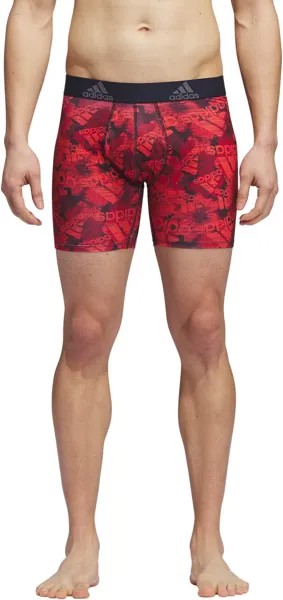 Боксеры Adidas Performance Boxer Brief Underwear 1-Pack, цвет BOS Floral Legend Ink/Better Scarlet/Legend Ink Blue/Onix Grey