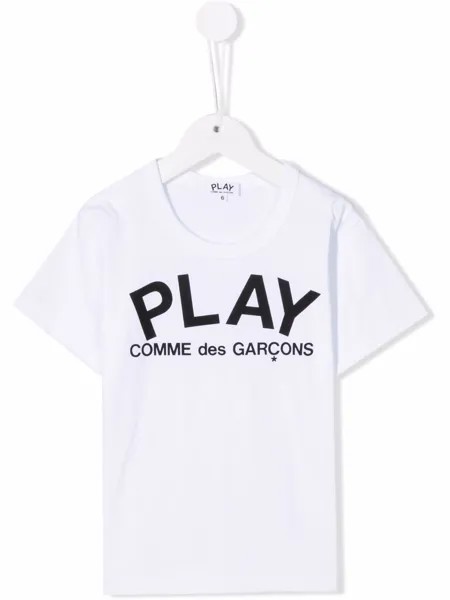 Comme Des Garçons Play Kids футболка с логотипом