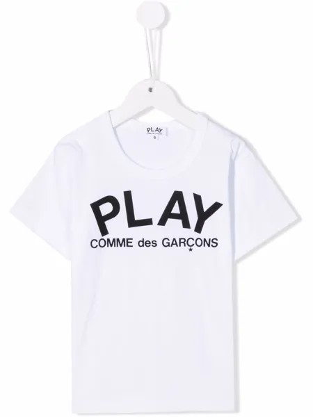 Comme Des Garçons Play Kids футболка с логотипом