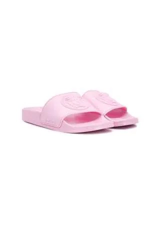 Versace Kids шлепанцы с тиснением Medusa