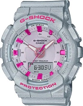 Японские наручные  мужские часы Casio GMA-S130NP-8A. Коллекция G-Shock