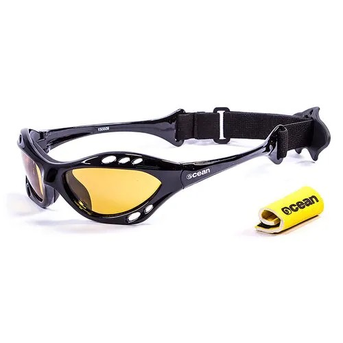 Солнцезащитные очки OCEAN OCEAN Cumbuco Matt Black / Transparent Yellow Polarized lenses, черный